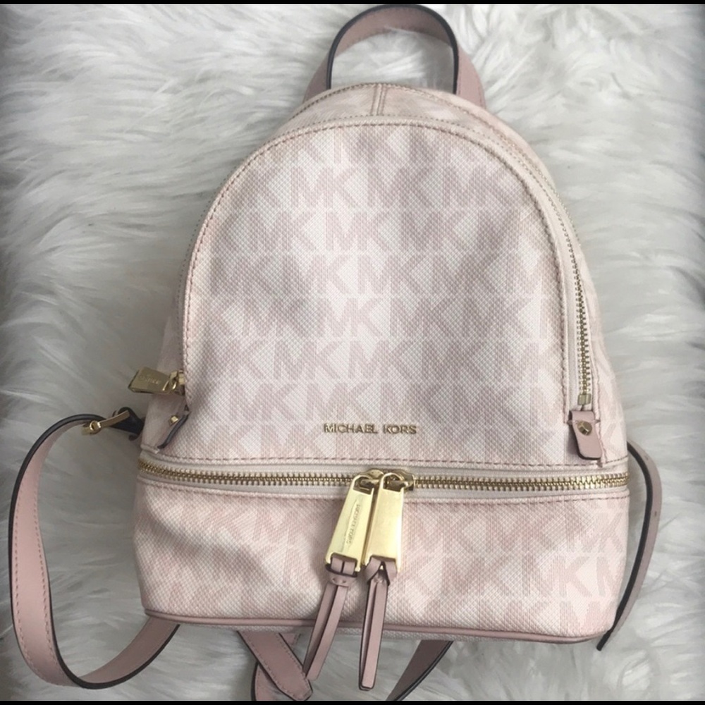 Pink Michael Kors Backpack